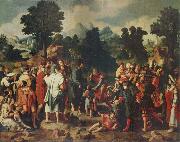THe Healing of the Blind man of Jericho, Lucas van Leyden